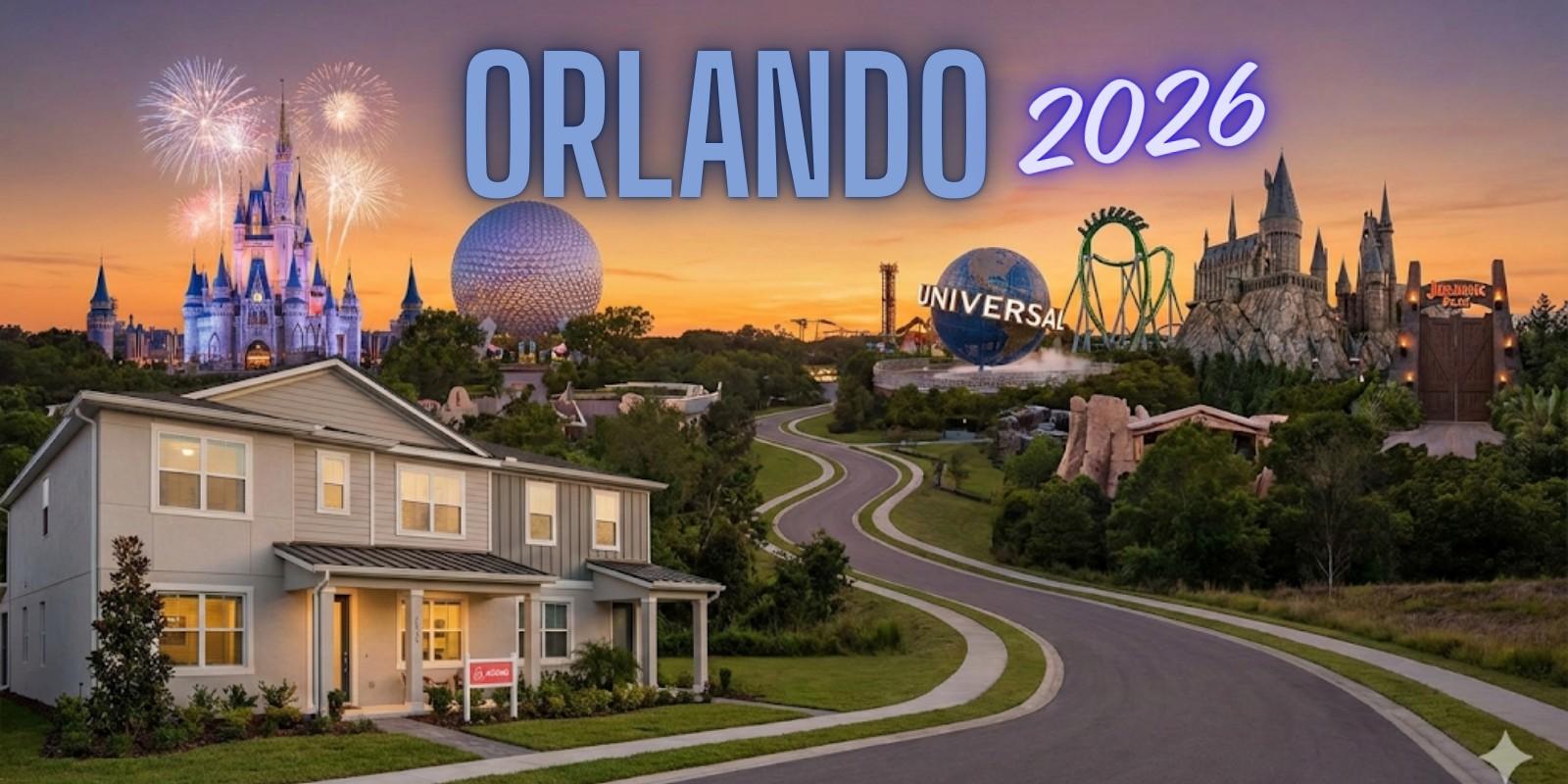 El "Boom" de Orlando🎡 2026: Por Qué las 🏡Rentas Vacacionales en Kissimmee Superan a la Costa🏖️